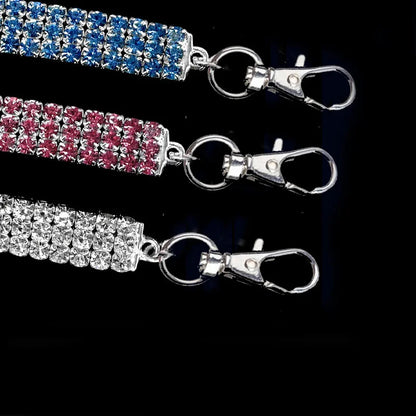 Collar con brillantes para perros pequeños y gatos.  Producto importado, plazo de entrega aproximado de entre 7 y 18 días.