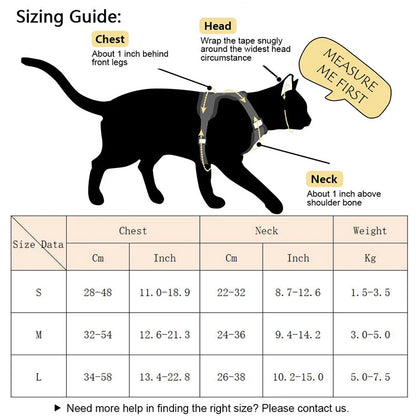 Arnés tipo chaleco para gatos o conejos, ajustable.  Producto importado, plazo de entrega aproximado de entre 7 y 18 días.